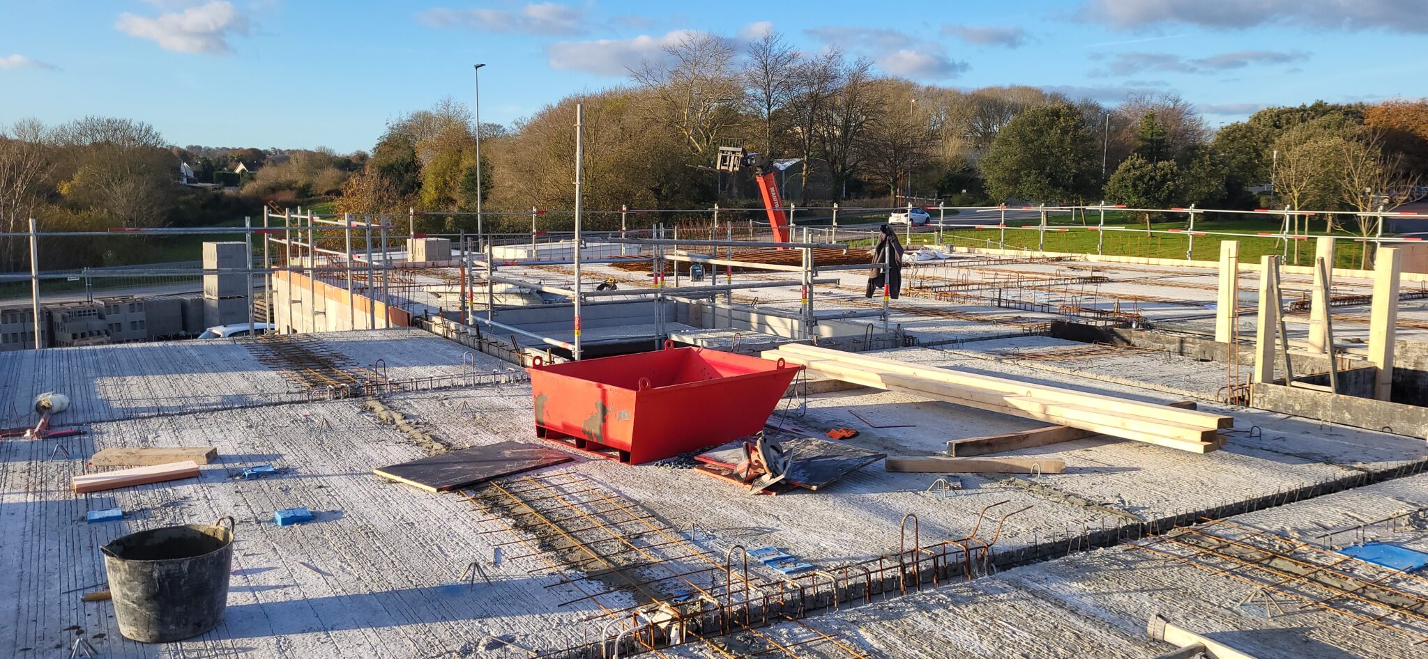 Construction d’un dentaire CHERBOURG OCTEVILLE ( chantier en